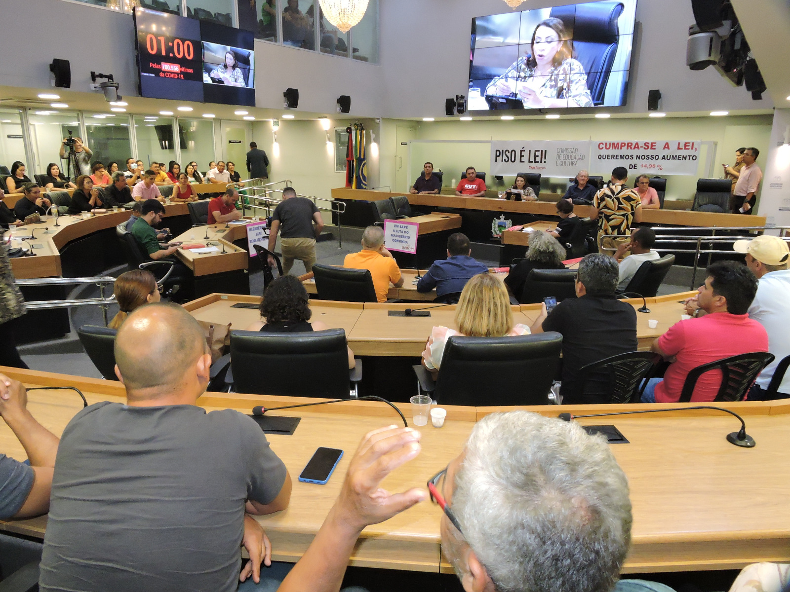 Audiência Pública na ALPB debate Lei do piso nacional dos professores ...